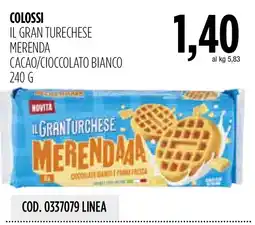 Carico Cash & Carry Colossi il gran turchese merenda cacao/cioccolato bianco offerta