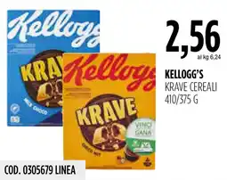 Carico Cash & Carry Kellogg's Krave Cereali offerta