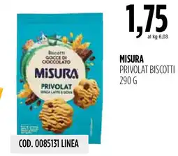 Carico Cash & Carry Misura privolat biscotti offerta
