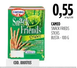 Carico Cash & Carry Cameo Snack Friends Sticks offerta