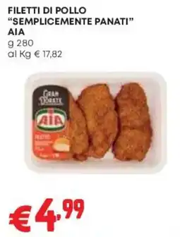 Pam Filetti di pollo semplicemente panati AIA offerta