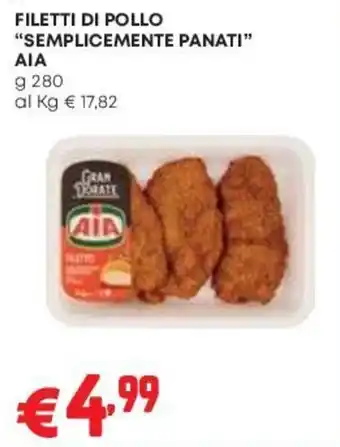 Filetti di pollo semplicemente panati AIA