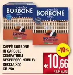 Palmarket Caffè Borbone in capsule compatibili Nespresso offerta