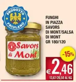 Palmarket Savors di Mont offerta