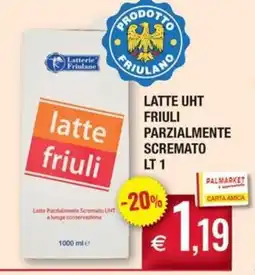 Palmarket Latte friuli offerta