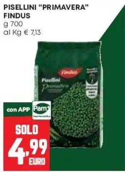 Pam Pisellini Primavera Findus offerta