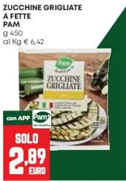 Pam Zucchine grigliate Pam offerta