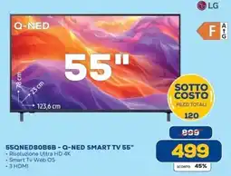 Euronics Bruno LG Q-NED SMART TV 55" offerta