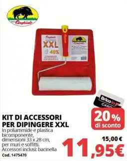 Brico Io Kit di accessori per dipingere XXL Canghiale offerta