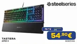 Euronics SteelSeries tastiera Apex 3 offerta