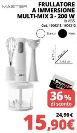 Brico Io Master frullatore a immersione multi-mix 3 offerta