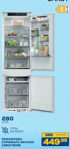 Euronics Bruno Frigorifero combinato incasso Candy offerta