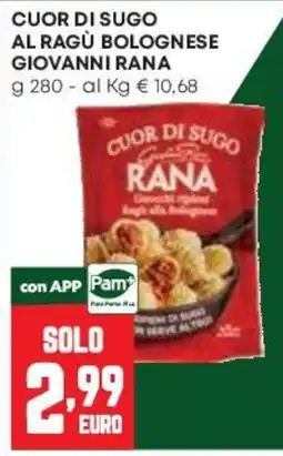 Pam Cuor di sugo al ragù bolognese Giovanni Rana offerta
