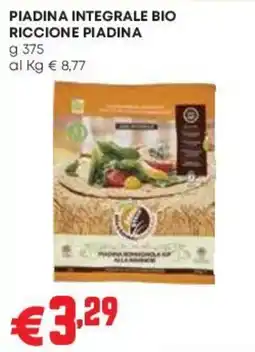 Pam Piadina integrale bio riccione piadina offerta