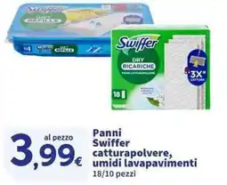 Sigma Superstore Panni Swiffer catturapolvere, umidi lavapavimenti offerta