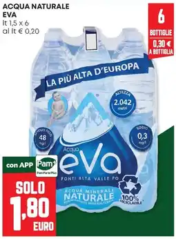 Pam Acqua naturale Eva offerta