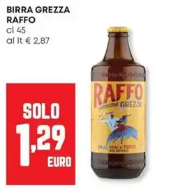 Pam Birra grezza Raffo offerta
