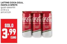 Pam Lattine Coca Cola offerta