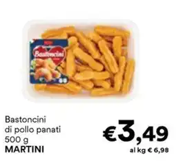 Unes Bastoncini di pollo panati MARTINI offerta