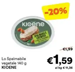 Unes Lo Spalmabile vegetale KIOENE offerta