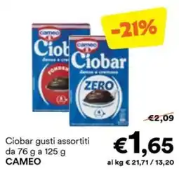 Unes Ciobar gusti assortiti CAMEO offerta