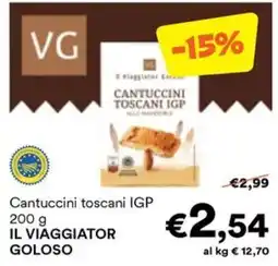Unes Cantuccini toscani IGP IL VIAGGIATOR GOLOSO offerta