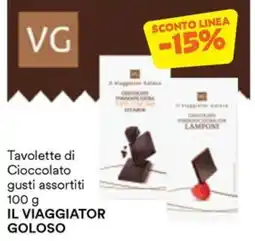 Unes Tavolette di Cioccolato gusti assortiti IL VIAGGIATOR GOLOSO offerta