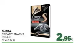 Brico Io Sheba Creamy Snacks Pollo offerta