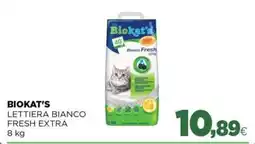 Brico Io Biokat's lettiera bianco fresh extra offerta