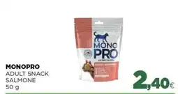 Brico Io Monopro adult snack salmone offerta