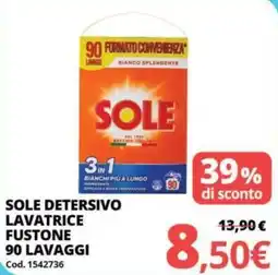 Brico Io Sole detersivo lavatrice fustone offerta