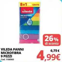 Brico Io Vileda panni microfibra offerta