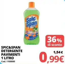 Brico Io Spic&Span Detergente Pavimenti offerta