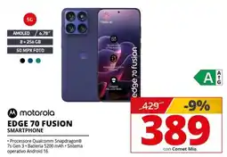 Comet motorola edge 70 fusion smartphone offerta