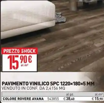 Pavimento vinilico SPC