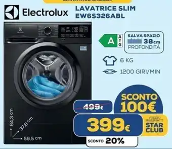 Lavatrice slim Electrolux