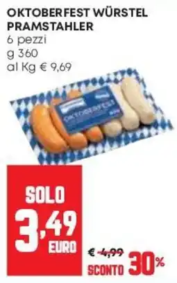 Pam Oktoberfest würstel pramstahler offerta
