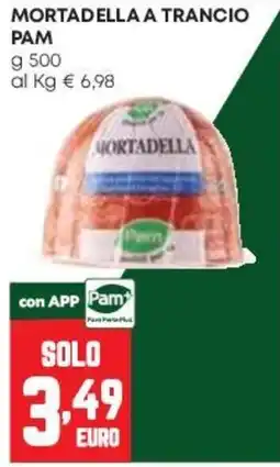 Pam Mortadella a trancio Pam offerta