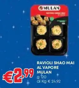 Pam Ravioli Shao Mai al vapore Mulan offerta