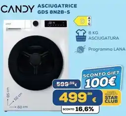 Euronics Tufano Candy asciugatrice offerta