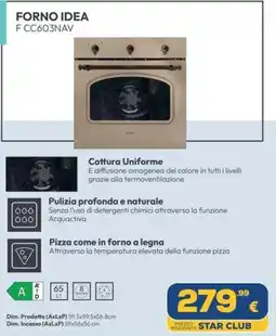 Euronics Tufano Forno Idea offerta
