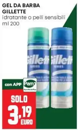Pam Gel da barba Gillette idratante offerta
