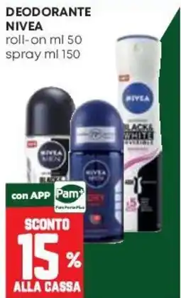 Pam Deodorante Nivea offerta