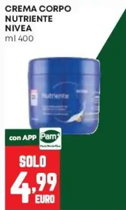 Pam Crema corpo nutriente Nivea offerta