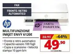 Comet Hp multifunzione inkjet envy 6120e offerta