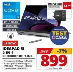 Comet Lenovo IDEAPAD 5i 2 IN 1 offerta