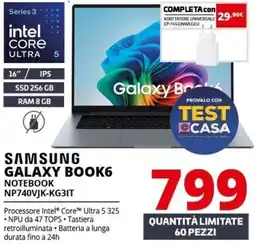 Comet Samsung Galaxy Book6 Notebook offerta