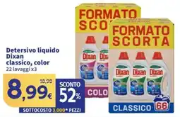 Sigma Detersivo liquido Dixan classico, color offerta