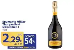 Sigma Spumante Müller Thurgau Brut Maximilian I offerta