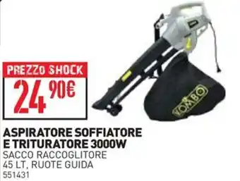 Aspiratore soffiatore e trituratore KOMBO